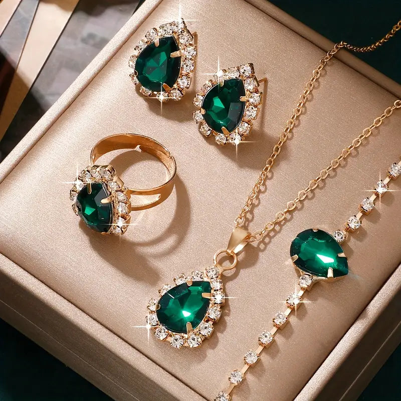 Conjunto de Joias Elisandre Vermont | Ouro