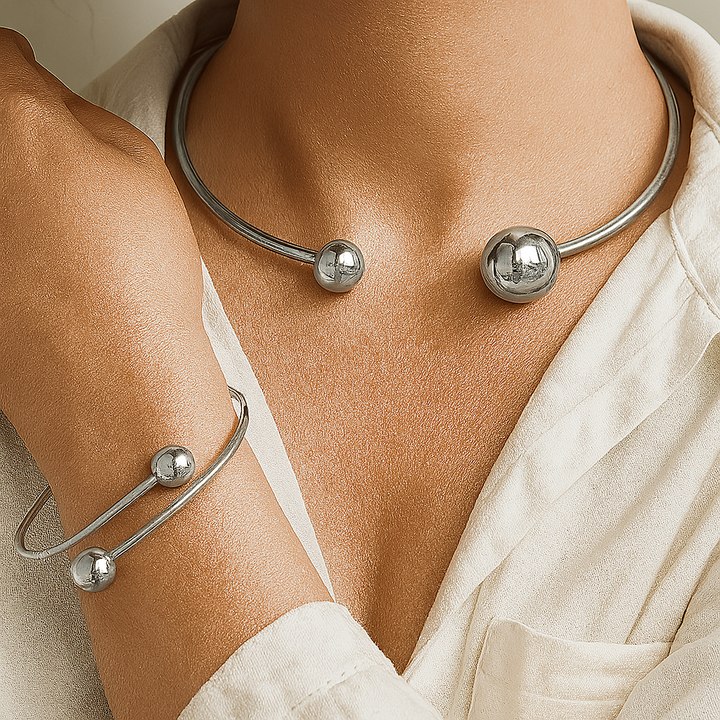 Conjunto de Pulseiras em Ouro